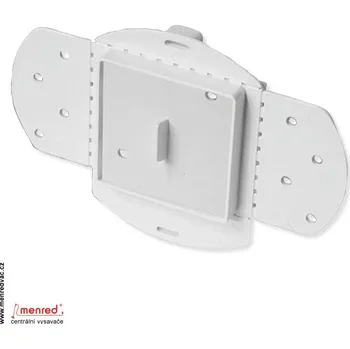 Vysavač Základna pod vysavačovou zásuvku s krytkou - čtverec - DELUXE SQUARE s nepřilnavým povrchem. Určeno pro centrální vysavače a centrální vysávání.