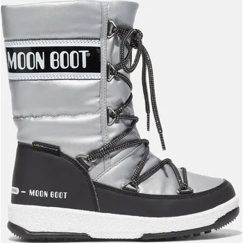 Dívčí sněhule MOON BOOT Jr Girl Quilted silver/blk Barva: -, Velikost: 36