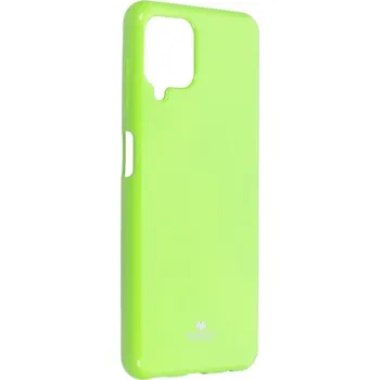 Náhradní kryt pro mobilní telefon Kryt Jelly Mercury Samsung Galaxy A22 4G limetkově žlutý