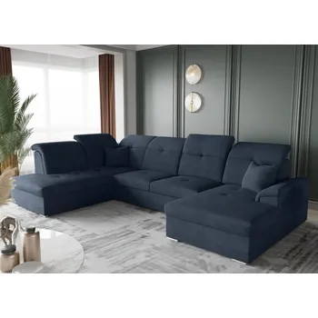 Sedací souprava Rohová sedací souprava do U - Bono - tmavě modrá Varianta: Levá