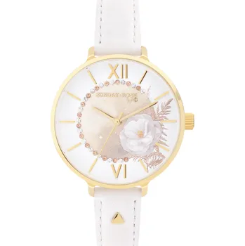 Hodinky Sunday Rose dámské designové hodinky Sunlight Leather