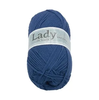 Příze Příze LADY de Luxe - tmavě modrá - 100g / 238 m