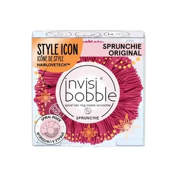 Invisibobble Time to Shine Sprunchie látková gumička do vlasů 1 ks, Wine Not?