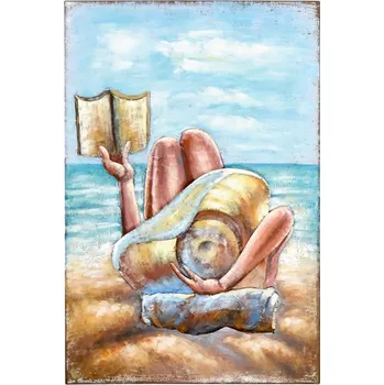 Obraz Kovový 3D obraz Pláž