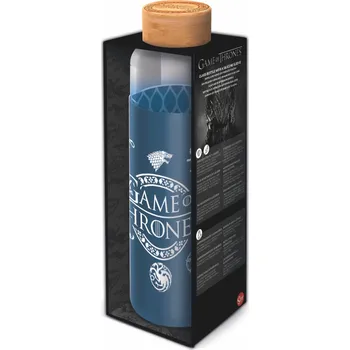 Skleněná láhev s návlekem Hra o trůny 585 ml