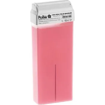 Pollié 03749 Roll On Depilator Wax Pink Sensitive - depilační vosk růžový, citlivá pokožka, 100 ml