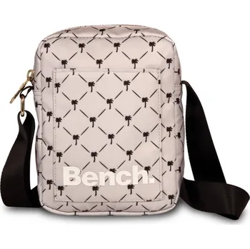 Crossbody taška Bench City girls - světle šedá s palmami