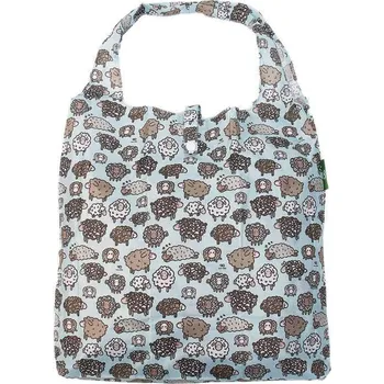 Nákupní taška roztomilá ovečka - modrá