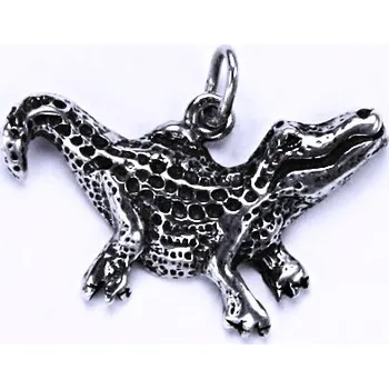 Přívěsek Stříbrný přívěsek krokodýl - P745 (Stříbrný přívěsek krokodýl)