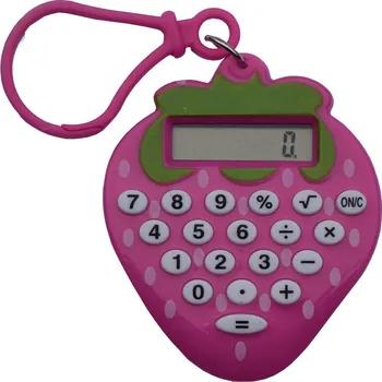 Kalkulačka GTUP Kalkulačka pro děti JAHODA růžová GT-24PINK Skladem v ČR