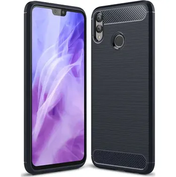 Pouzdro na mobilní telefon Silikonový obal CARBON pro Huawei Y7 2019 - černý