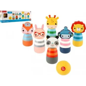 Kuželka Fisher Price Kuželky zvířátka 6 ks