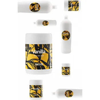 Kosmetika AKCE: Kallos Vanilla Set - šampon, maska, kondicionér, 1000 ml + maska, 275 ml
