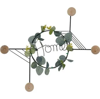 Věšák Nástěnný věšák DKD Home Decor Kov (43 x 4.5 x 36 cm)