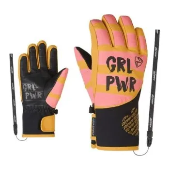 Junior lyžařské rukavice Ziener LIWA AS(R) PR vel. 5 girls