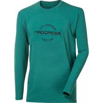 Pánské oblečení Triko dlouhé pánské Progress VANDAL "STAMP", khaki Velikost: XL