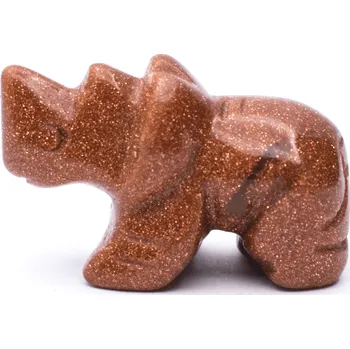 Milujeme Kameny Avanturín oranžový syntetický - nosorožec 259604