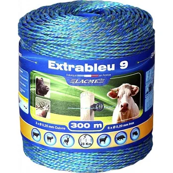 Ohradník Ohradníkové lanko Extrableu 9 300 m