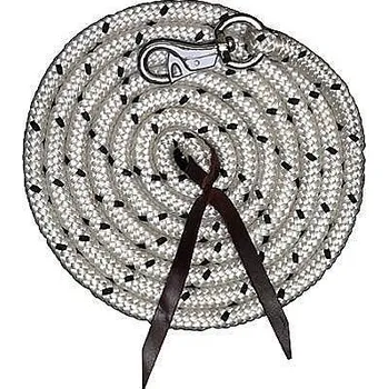 Vodítko pro psa Nylonové vodítko Robus kulaté, kožený švih, délka 3,2 m