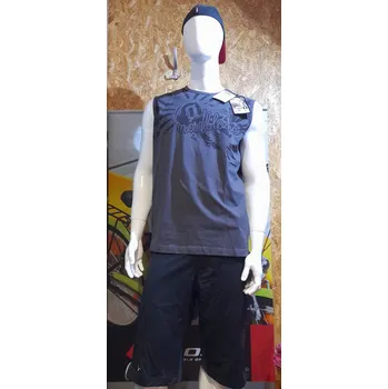 Pánské tričko Pánské triko bez rukávů NORD BLANC šedé Velikost: M