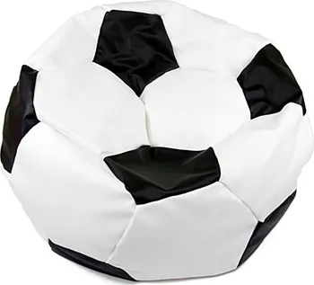 Sedací pytel Egat XXL sedací vak fotbalový míč 450 l černý/bílý