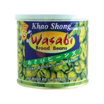 Ovoce KHAOSHONG obalené hrášky s příchutí wasabi + wakame 140g