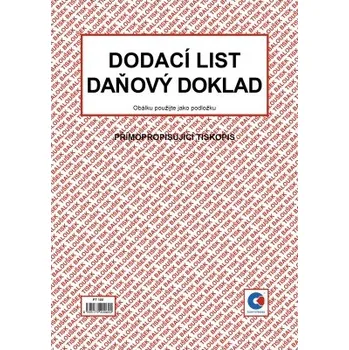 Tiskopis Dodací list - daňový doklad A4