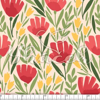 Kočárkovina, Natrhané květiny červené