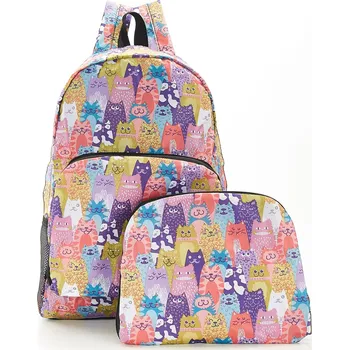 Skládací batoh kočky, barevný - 200*270*25 mm