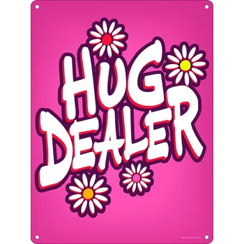 Plechová cedule Plechová Cedule Hug Dealer