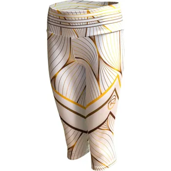 Dámské legíny ReHo Extreme Dámské 3/4 legíny RE122123 Gold L