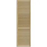 Lamelové dveře otevřené 242,2 x 59,4 cm, borovice