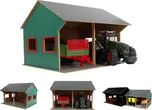 Kids Globe Farming Dřevěná garáž pro 2…
