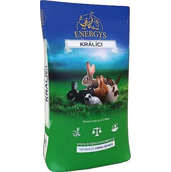 Krmivo pro hospodářské zvíře Krmivo pro králíky ENERGYS Klasik bez léčiva 25 kg