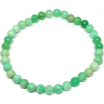 Šperk Chrysopras náramek 6mm, luxusní náramek