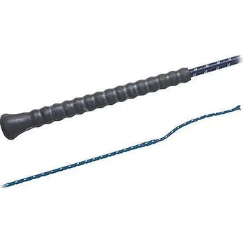 Jezdecký bičík Drezurní bič Fleck 110 cm (černý / barevný)