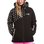 Zimní snowboardová dámská bunda Meatfly Deborah black dots S
