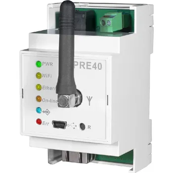 Termostat PRE40 - Převodník RS232 - Ethernet/WiFi na DIN