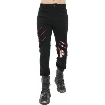 kalhoty pánské DEVIL FASHION - Tokyo Streets Punk Ripped - 4XL