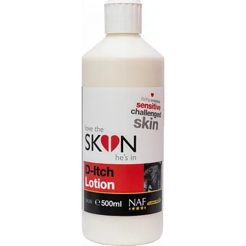 Kosmetika pro koně Mléko na kůži na letní vyrážku NAF D-Itch Lotion 500 ml
