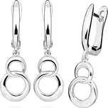 JVD Stříbrné náušnice s diamanty - sněhuláci SVLE0502SH8BI00