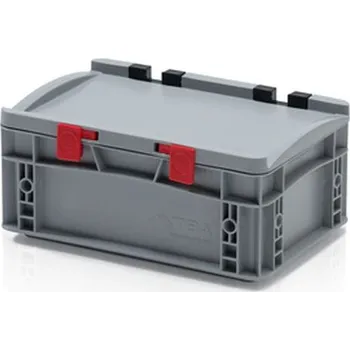 Autokosmetika Plastová Euro přepravka 300x200x120 mm s víkem + doprava zdarma