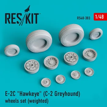 Plastikový model 1/48 E-2C 'Hawkeye' (C-2 Greyhound) wheels set