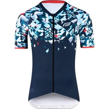 Cyklistické oblečení Force dres PATRIOT Limited Edition (modrá)