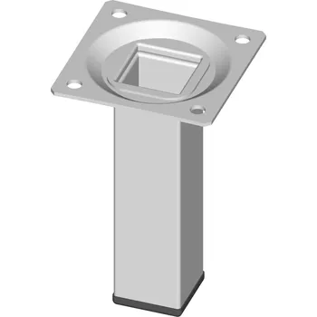 Nábytkové kování Element System Nábytková noha hranatá 25x25x100mm, bílá