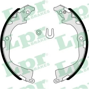 Brzdová čelist Sada brzdových čelistí LPR 01011