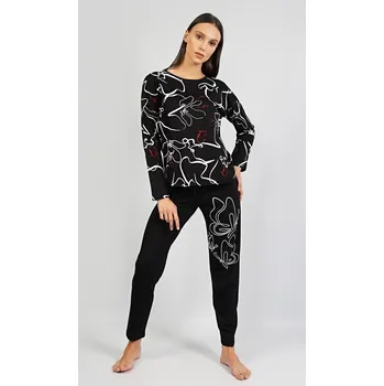 Dámské pyžamo Dámské pyžamo dlouhé LUCIE M - vyrobeno v EU