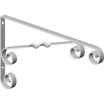 Držák na polici Element System Konzole Jasmin 280x150mm, 15, kg, bílá