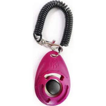 Pomůcka pro výcvik zvířete Sporting Clicker - růžová
