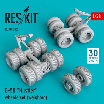 Plastikový model 1/48 B-58 'Hustler' wheels set (weighted)
